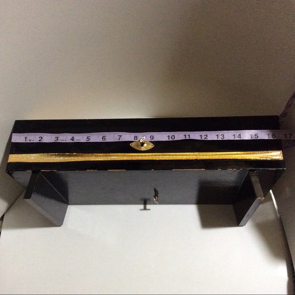 ❤️Vintage large Japanese painted jewelry music box - Picture 15 of 17